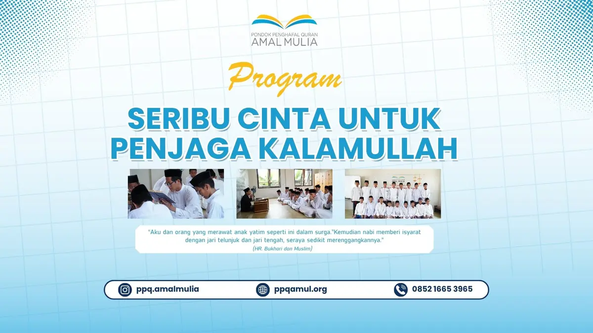 Seribu Cinta Untuk Penjaga Kalamullah